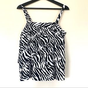 First Option Zebra Print Summer Top